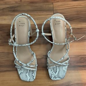 A New Day Snake Print Heel